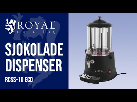 video - Sjokoladedispenser - 10 liter - LED-skjerm