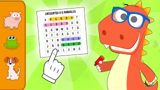 Aprende con Eddie 🔠🐶 Cómo hacer Sopa de Letras de Animales