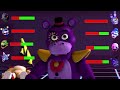 FNaF Security Breach vs Rejected Security Breach WITH HEALTHBARS