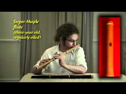 Comparison of wood for Irish Flutes (African Blackwood vs. Maple)