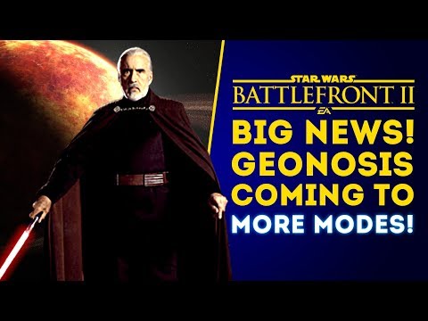 BIG NEWS! Geonosis Confirmed for More Modes! Count Dooku Update! - Star Wars Battlefront 2