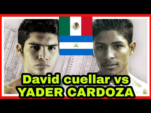 DAVID CUELLAR VS YADER CARDOZA DESDE MÉXICO gancho al hígado y cardoza al piso nockout,