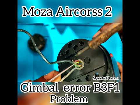 moza Aircorss 2 Gimbal error F3FF problem solution 👍✅