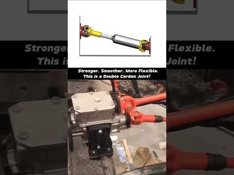 Why 4x4 Driveshafts Use Double Cardan Joints #engineering #automobile