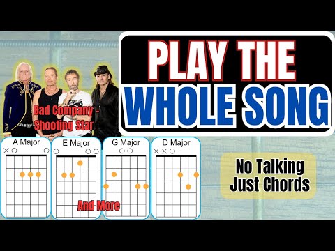 Shooting Star Guitar Play-Along | Bad Company (Chords + Full Song)