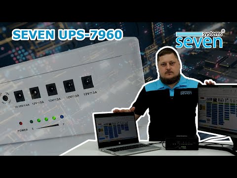 ИБП SEVEN UPS-7960 60W LiFePO4 - фото 1 - id-p2341786102