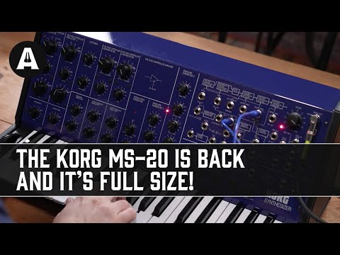 The Korg MS-20 Synthesizer Is Back & Better Than Ever Before!