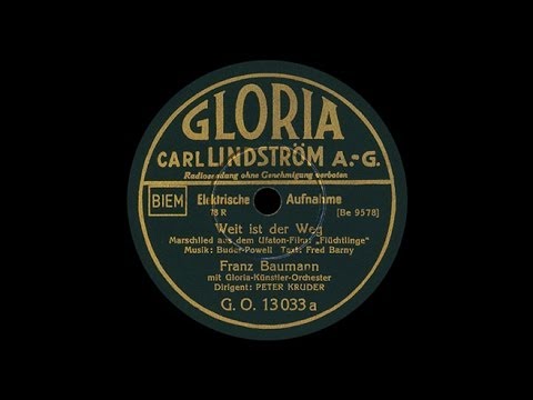 "Weit ist der Weg zurück ins Heimatland" (Buder) Franz Baumann 1931