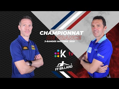 2025 French 3-Cushion Masters - Qualifications - Jérémy BURY vs Jérome BARBEILLON