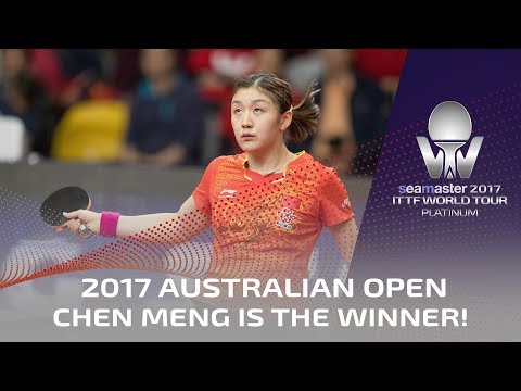 2017 Australian Open I Chen Meng Is the Winner!
