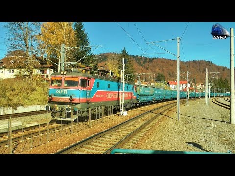 LE5100 KW 40-0817-9 & Marfar GFR Freight Train in Gara Bușteni Station [Autumn Edition] 24 Oct 2019