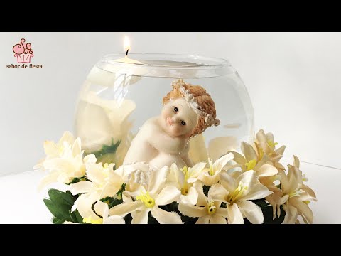 🎈CENTRO DE MESA 3 en 1 y VELA FLOTANTE para BABY SHOWER , ECONÓMICO