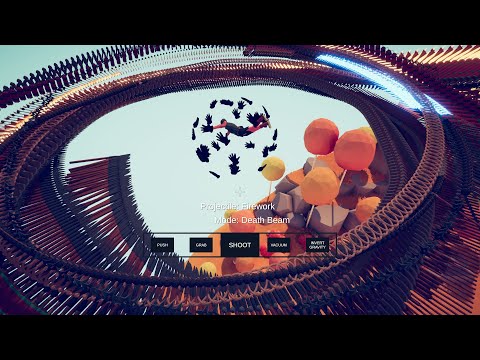 I USED DEATH BEAM TO DEFEAT DARK PEASANT Totally Accurate Battle Simulator TABS