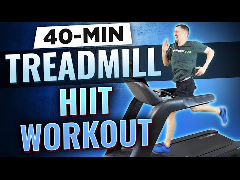 HIIT Workout - FAT BURNING 40 Min Treadmill Workout