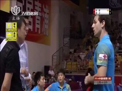 2014 China Super League: XU Xin - BOLL Timo [Full Match/Chinese]