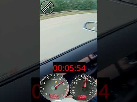 Audi A3 3.2 VR6 quattro S tronic 250 PS 0-100 kmh Acceleration Test #nospeedlimitgermany