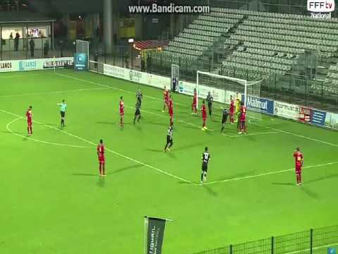 But Quentin Lacour Quevilly-Rouen - CA Bastia (1-2)