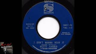 Betty Harris - I Don_t Wanna Hear It - (1965)