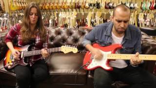 Video thumbnail for Angela Petrilli at Norman's Rare Guitars (Fender American Vintage Hot Rod Stratocaster) by Angela Petrilli Music