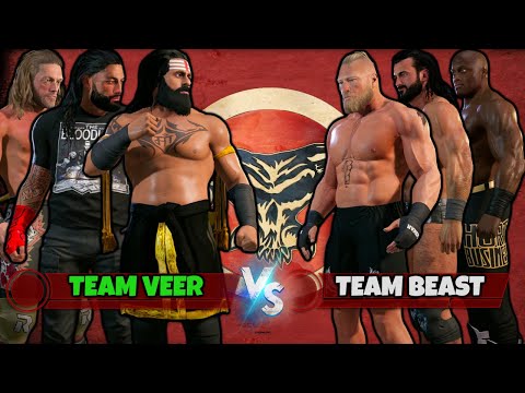 WWE 2K22 Live Stream - TEAM BEAST VS TEAM VEER