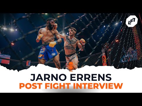 LFL20 POST-FIGHT INTERVIEW: Jarno Errens