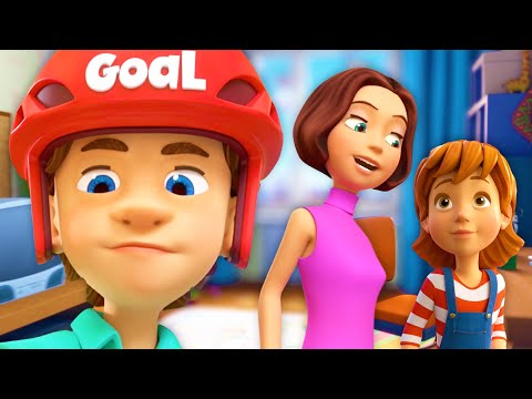 Katya and Tom Thomas' Hockey Battle! | The Fixies | Animation for Kids - Kingdom Kids Zone, Little Learners - The Fixies