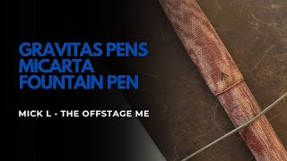 Gravitas Pens Micarta Sentry Fountain Pen Review