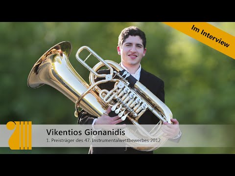 Vikentios Gionanidis - Tuba | Interview | 1st Prize 2012 | Markneukirchen Competition