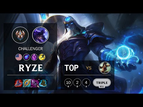 Ryze Top vs Nidalee - NA Challenger Patch 10.14