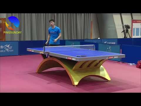 Why Ma Long has very good pendulum serve
