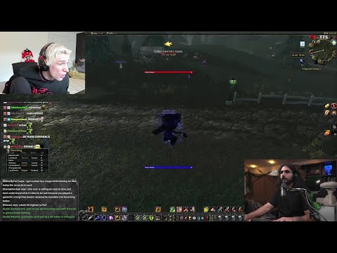 xQc Reacts to Esfand Dying in WoW Again