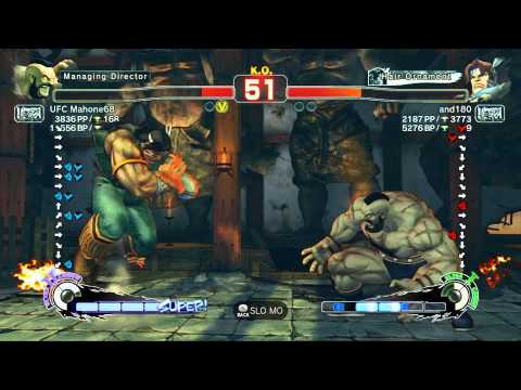USFIV~ Zangief (UFC Mahone68) vs.  T.Hawk (and180) HD