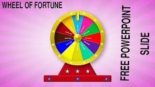 Create a Wheel of Fortune Slide  in PowerPoint