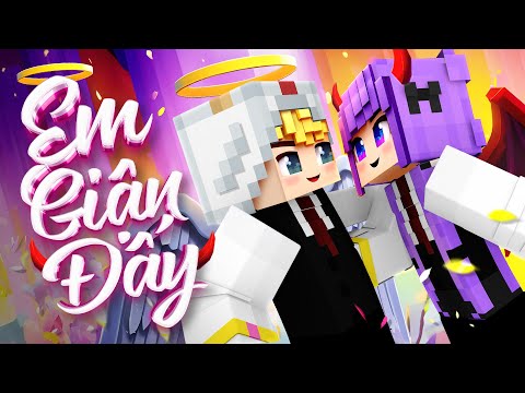 Nabee & Tô Gà - Em Giận Đấy (MINECRAFT MV) | Tình Yêu Thiên Thần Và Ác Quỷ