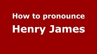 How to pronounce Henry James