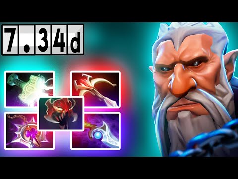 Lone Druid - RAMPAGE! [Full Match Gameplay Dota 2] 7.34d