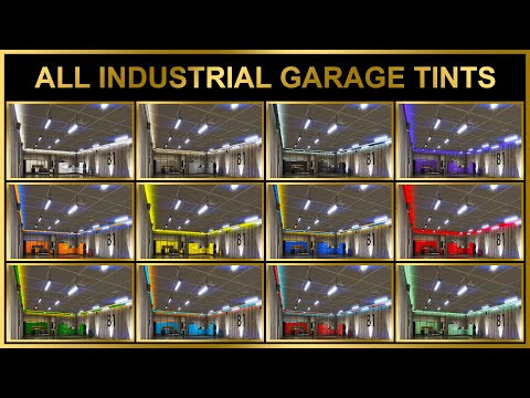 GTA 5 ONLINE - ALL 50 CAR GARAGE INDUSTRIAL TINTS IN GTA ONLINE LOS SANTOS DRUG WARS