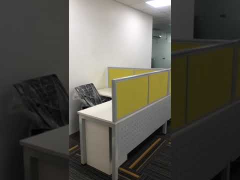 Modular office furniture cubicles