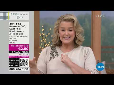 Beekman 1802 Goat Milk Blaak Serum 2Piece Set