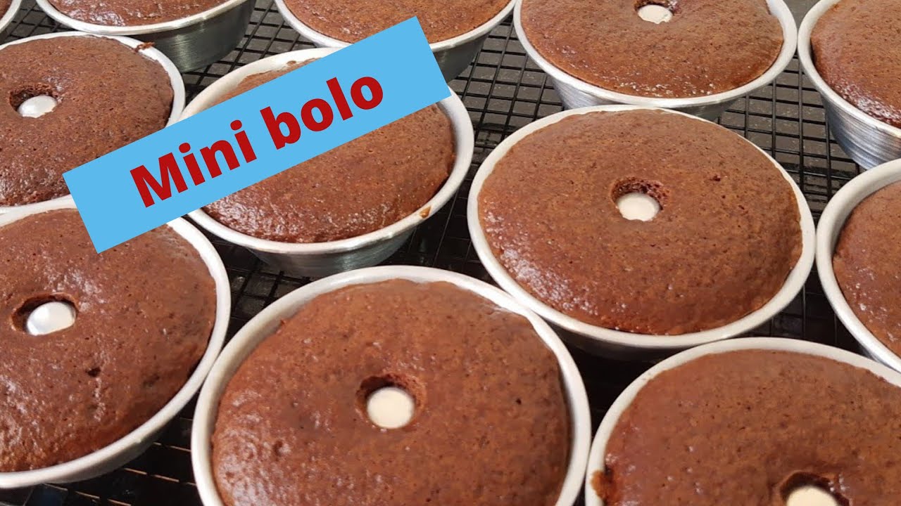 Receita de Mini Bolo Vulcao- fácil e rápida