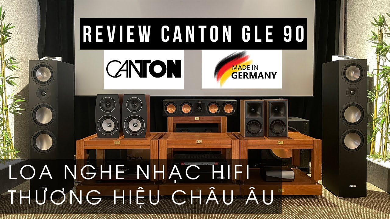 video Dàn Âm Thanh Xem Phim 5.1.2 Canton Gle 90 XP204 0