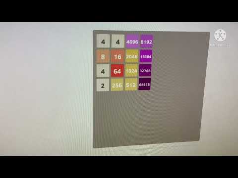 Going for the highest tile in 2048…