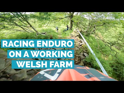 LLanfyllin Welsh Enduro Series - Stage 1 - A practice run with Hutch.