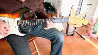 Video thumbnail for Fender Stratocaster L series 1965 Cornford RK100 by spiraless
