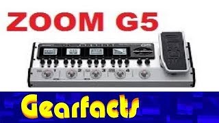 Video thumbnail for Zoom G5 Multi Effects Pedal demo and review by Gearfacts