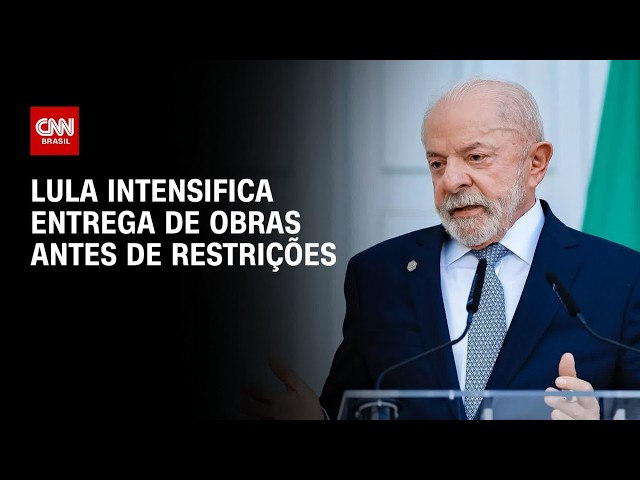 Lula intensifica entrega de obras antes de restrições impostas pelo período eleitoral | HORA H