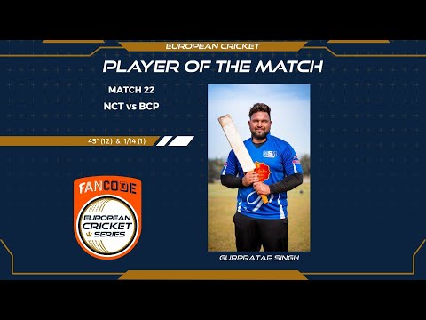 MOM: G.Singh - NCT vs BCP | Highlights | FanCode ECS Cyprus Day 6 | Cyprus 2021
