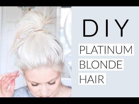 DIY Icy White Platinum Blonde Hair Tutorial