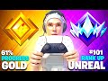 Gold To Unreal SOLO Controller Speedrun Fortnitemares Ranked