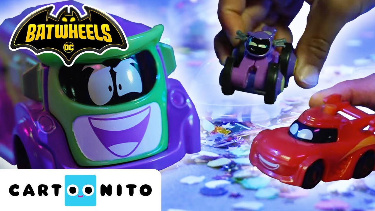 Batwheels Glitter Prank Race! | Batwheels Toy plays | @cartoonito
